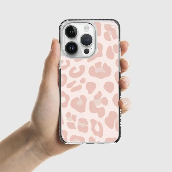 iPhone Case - Strawberry Pink Cow Print