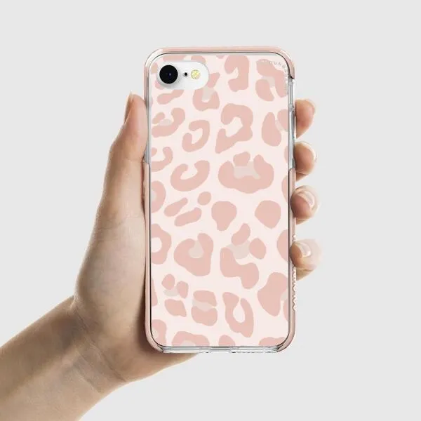 iPhone Case - Strawberry Pink Cow Print