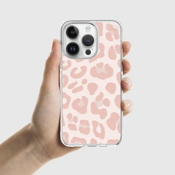 iPhone Case - Strawberry Pink Cow Print