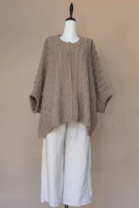 Irish - Ripple Poncho - Camel Irish - Ripple Poncho - Camel