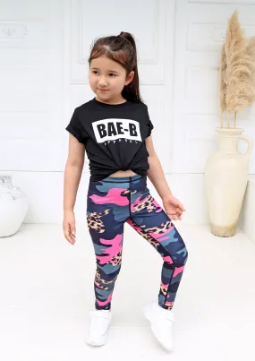 Junior Leopard Camo Legging Junior Leopard Camo Legging
