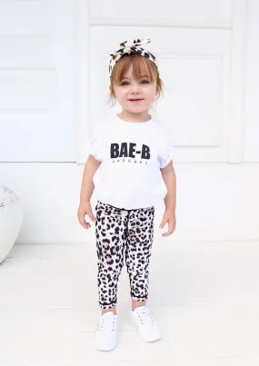 Junior Snow Leopard Leggings Junior Snow Leopard Leggings