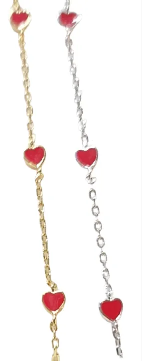 Kios Red Hearts Bracelet Small Kios Red Hearts Bracelet Small