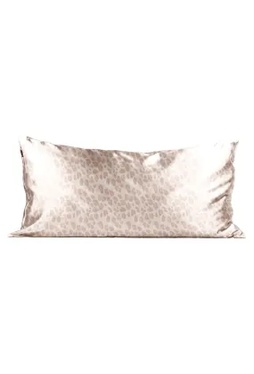Kitsch Satin Pillowcase in Leopard - King Size Kitsch Satin Pillowcase in Leopard - King Size