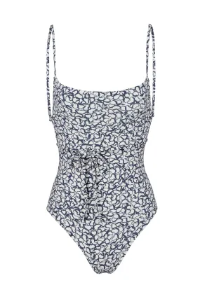 K.M. Tie One-Piece in Infinity Floral Print K.M. Tie One-Piece in Infinity Floral Print