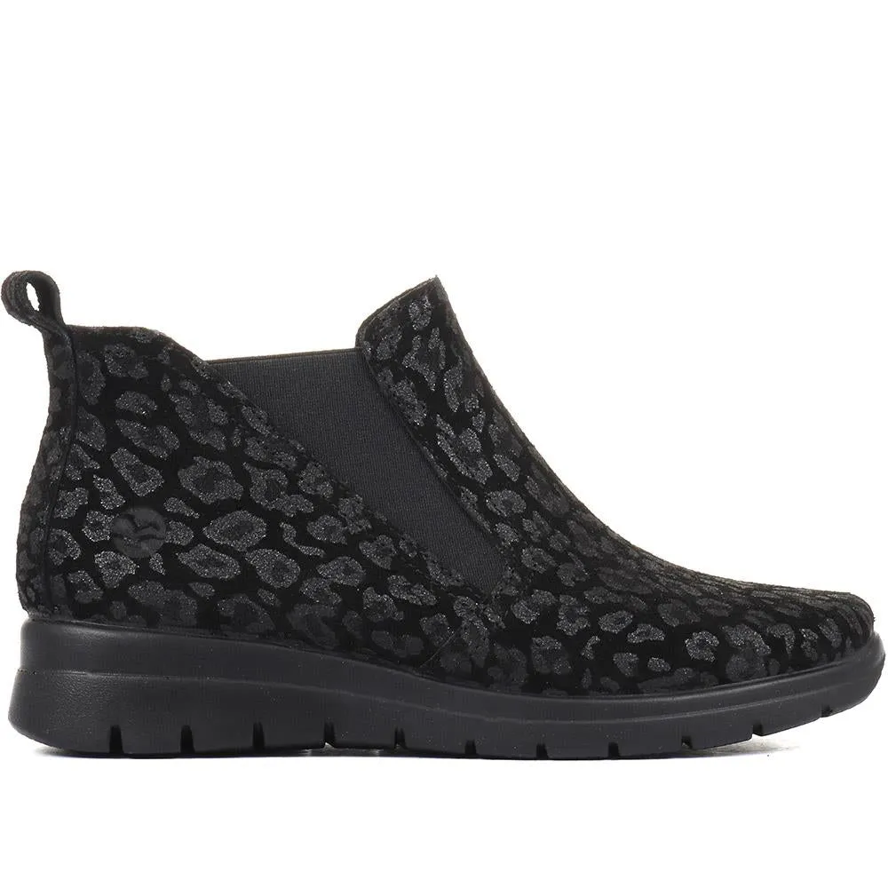 Leopard Print Chelsea Boots - FLY30000 / 315 741
