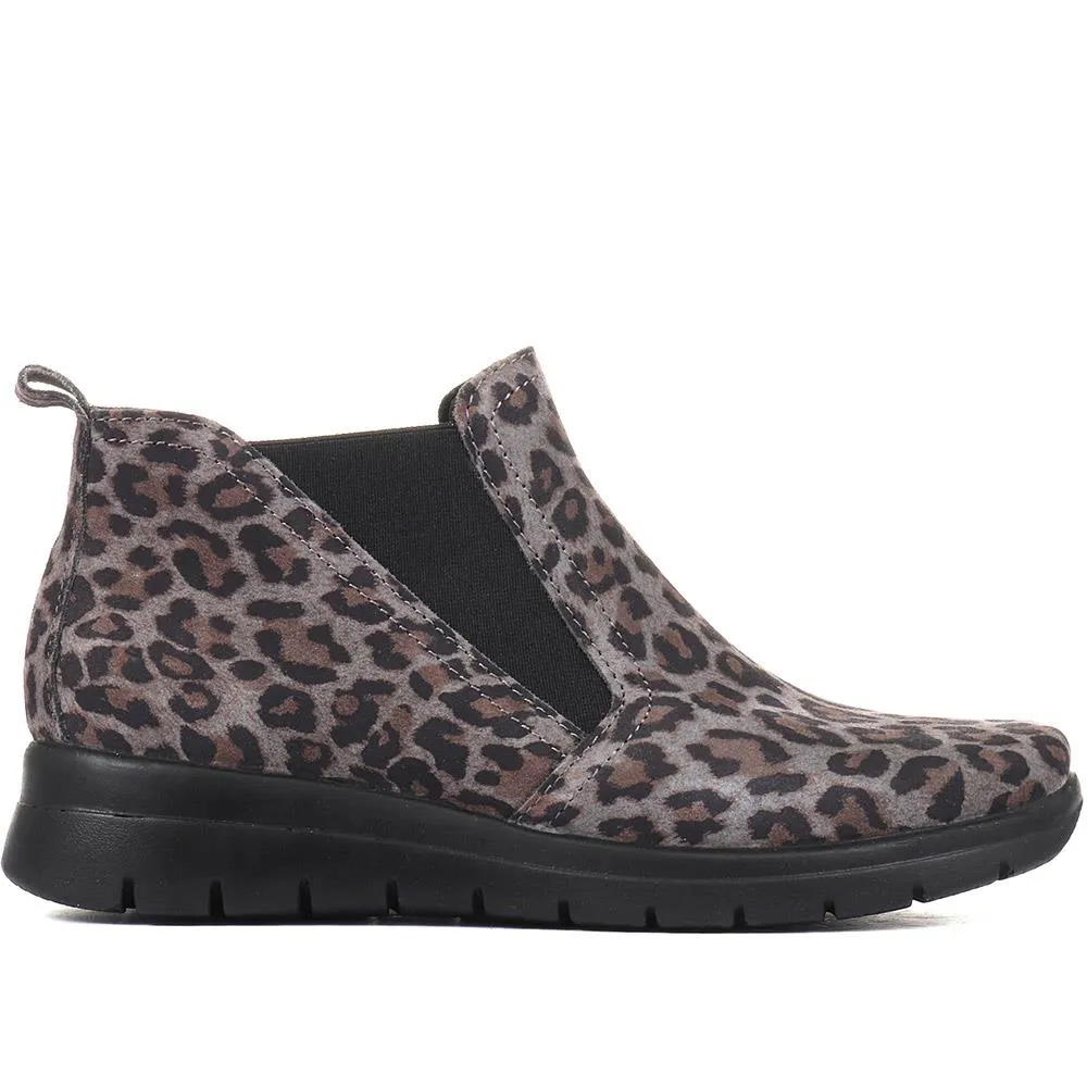 Leopard Print Chelsea Boots - FLY30000 / 315 741
