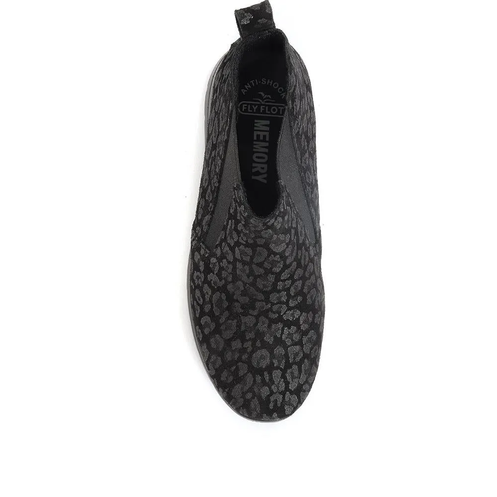Leopard Print Chelsea Boots - FLY30000 / 315 741