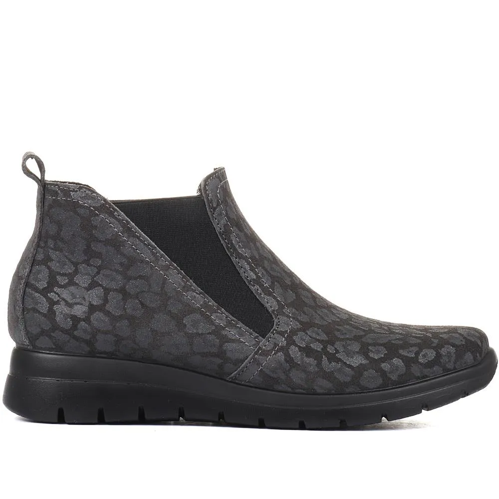Leopard Print Chelsea Boots - FLY30000 / 315 741