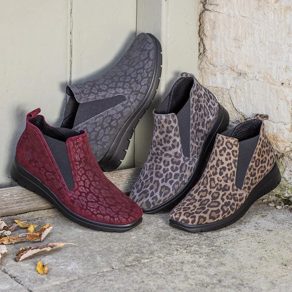 Leopard Print Chelsea Boots - FLY30000 / 315 741