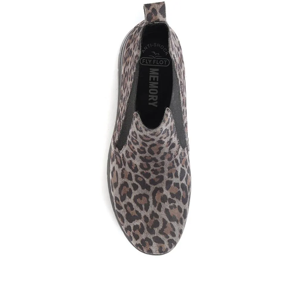 Leopard Print Chelsea Boots - FLY30000 / 315 741
