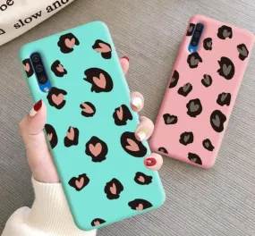 Leopard Print Heart Phone Cover Leopard Print Heart Phone Cover