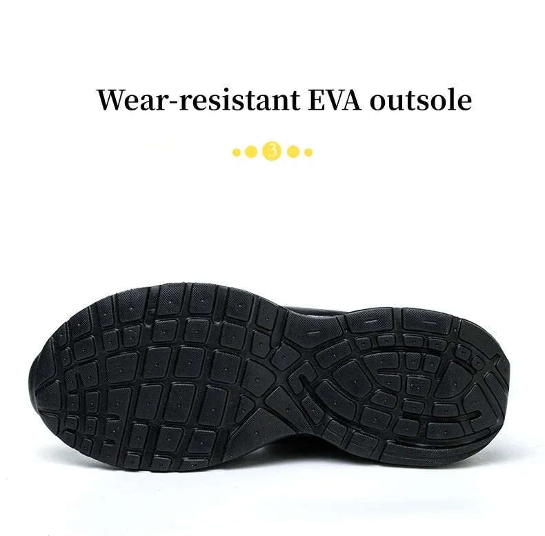 Lightweight Work Safety Shoes Women Men's Breathable Protective Work Sneakers Steel Toe Indestructible Boots