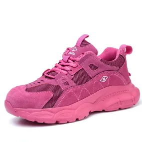 Lightweight Work Safety Shoes Women Men's Breathable Protective Work Sneakers Steel Toe Indestructible Boots