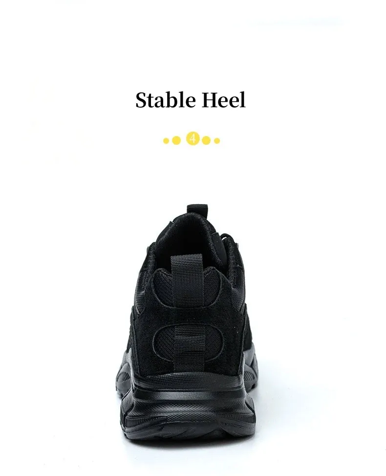 Lightweight Work Safety Shoes Women Men's Breathable Protective Work Sneakers Steel Toe Indestructible Boots