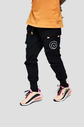 LIQUID x NARUTO NARUTO VS SASUKE CARGO JOGGERS LIQUID x NARUTO NARUTO VS SASUKE CARGO JOGGERS