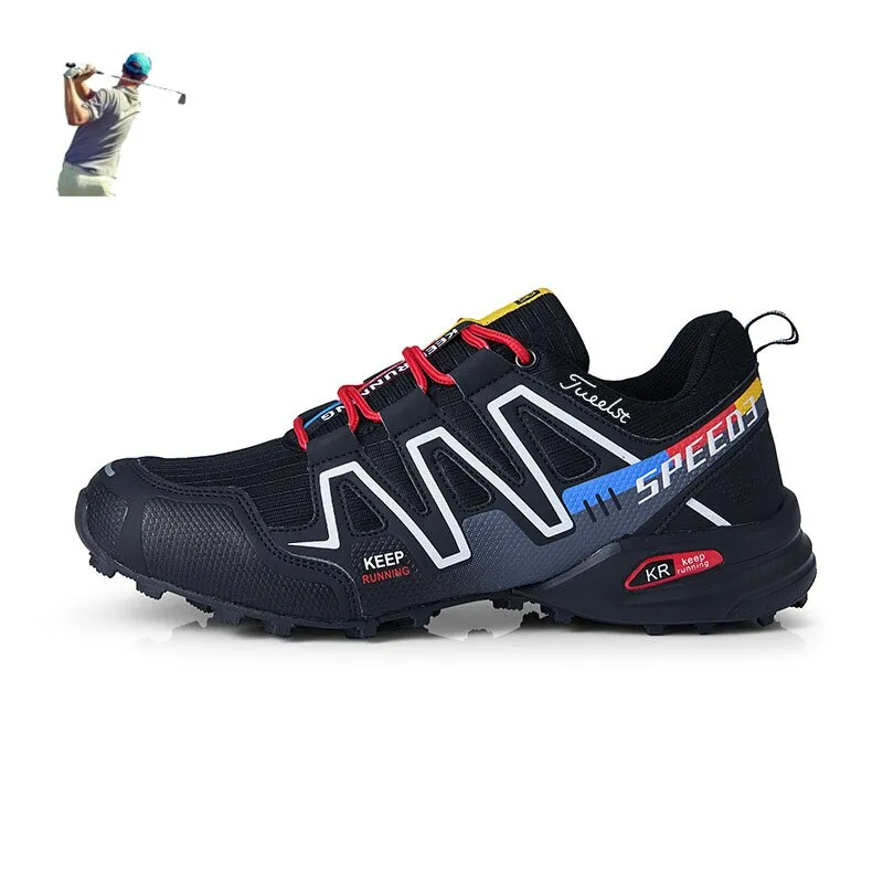 Men's Golf Shoes Lightweight Golfer Footwear Outdoor Golfing Sport Trainers Athletic Golf Sneakers