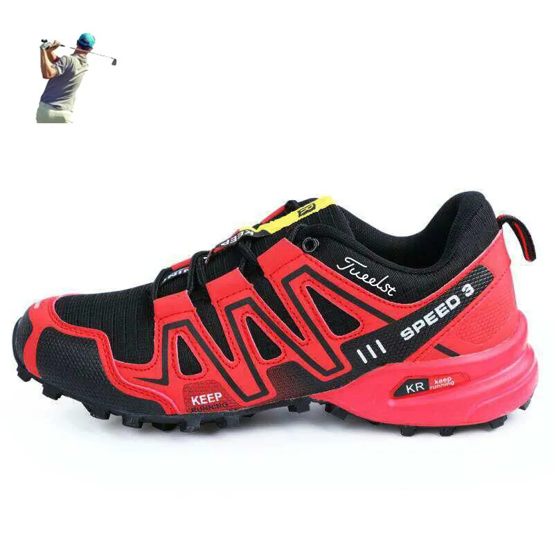 Men's Golf Shoes Lightweight Golfer Footwear Outdoor Golfing Sport Trainers Athletic Golf Sneakers