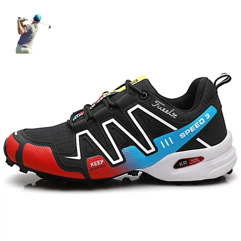 Men's Golf Shoes Lightweight Golfer Footwear Outdoor Golfing Sport Trainers Athletic Golf Sneakers