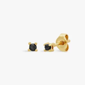 Mini Black Stud Earrings Mini Black Stud Earrings