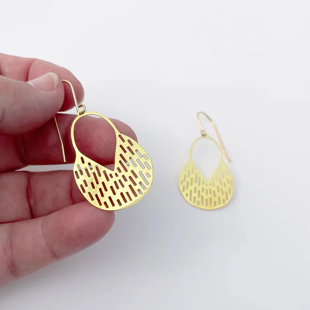 MINI CALLISIA Earrings in Gold