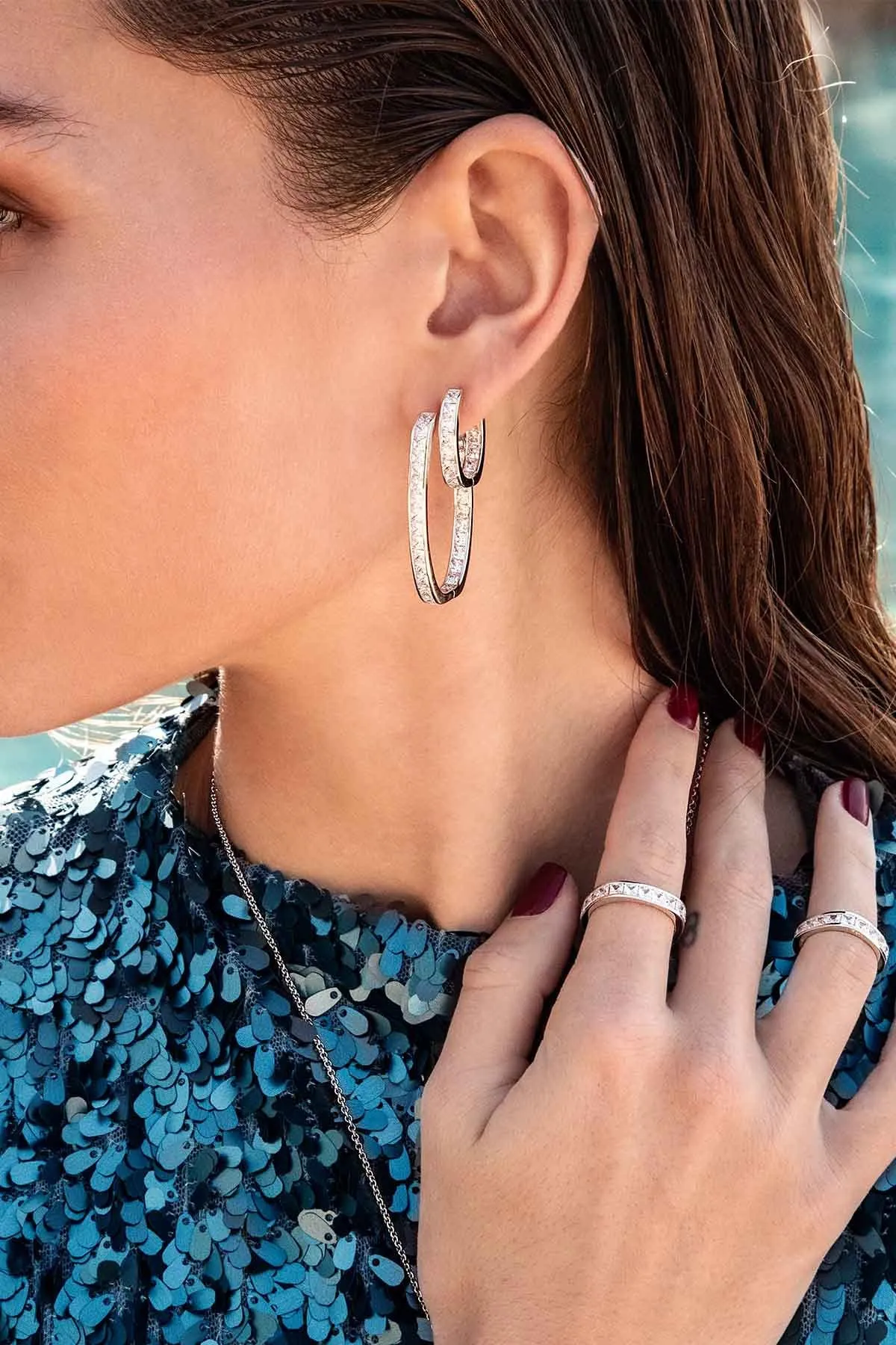 Mini Pavé Earrings