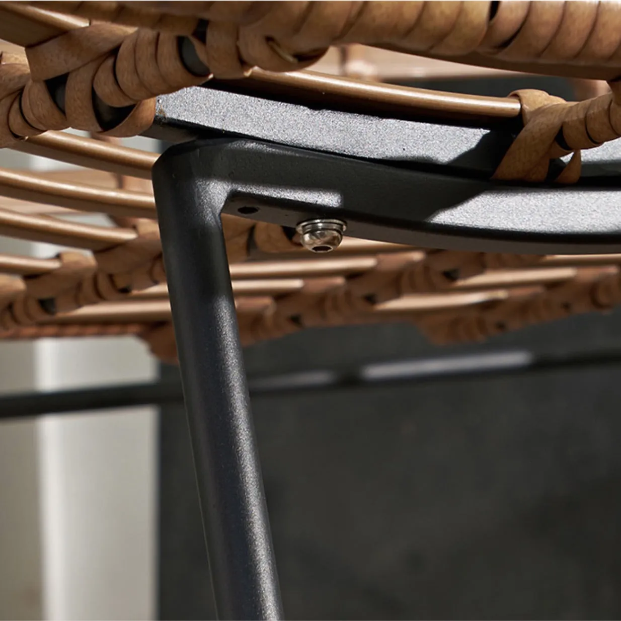 Nordic Rattan Rocking Chair