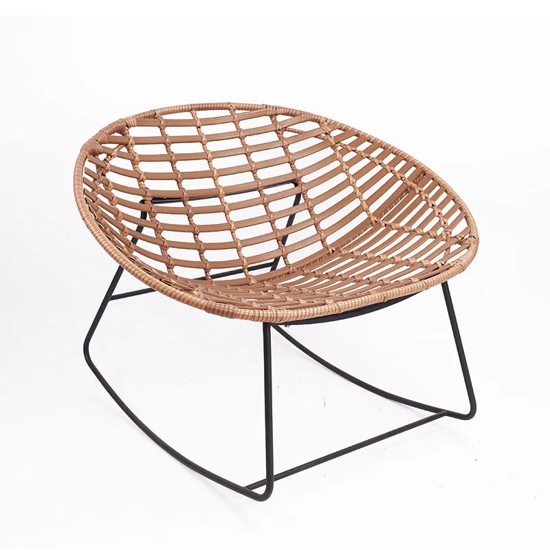 Nordic Rattan Rocking Chair
