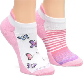 Nurse Mates Compression Anklet 2 Pack - Pink Butterfly Nurse Mates Compression Anklet 2 Pack - Pink Butterfly