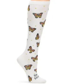 Nurse Mates Compression Sock - Save the Monarchs Nurse Mates Compression Sock - Save the Monarchs