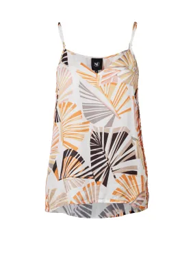 PENNY patterned top - Hot Orange mix PENNY patterned top - Hot Orange mix