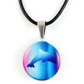 Pink-Blue Dolphin Pendant Pink-Blue Dolphin Pendant