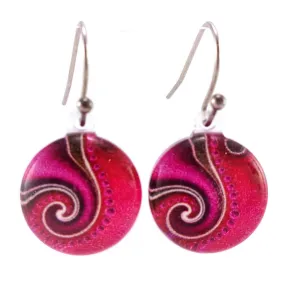 Pink Dot Wave Earrings Pink Dot Wave Earrings