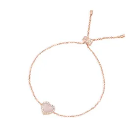 Pink Nacre Heart Adjustable bracelet Pink Nacre Heart Adjustable bracelet