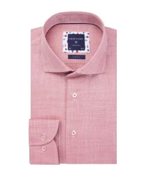 PROFUOMO / RED DOBBY SHIRT PROFUOMO / RED DOBBY SHIRT
