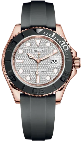 Rolex Yacht-Master 40 Rose Gold Pave Diamond Dial 126655 Rolex Yacht-Master 40 Rose Gold Pave Diamond Dial 126655