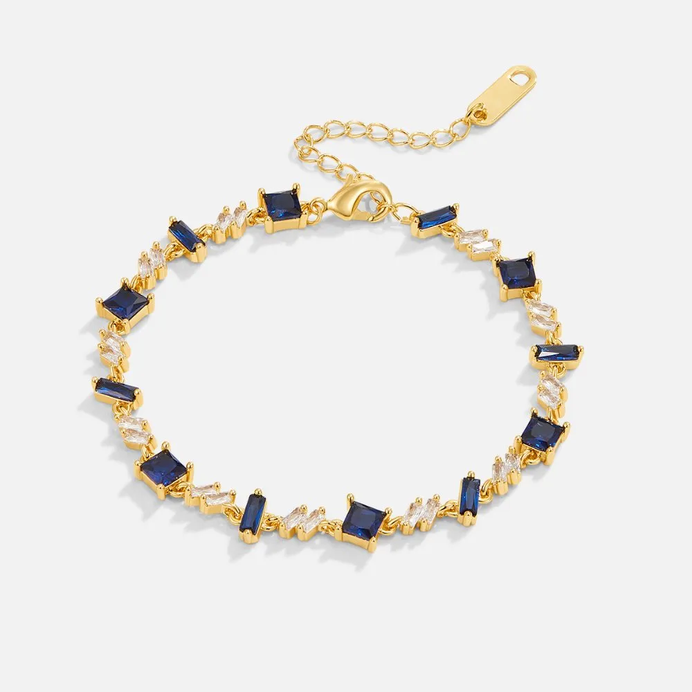 Royal Blue Tiana Crystal Bracelet