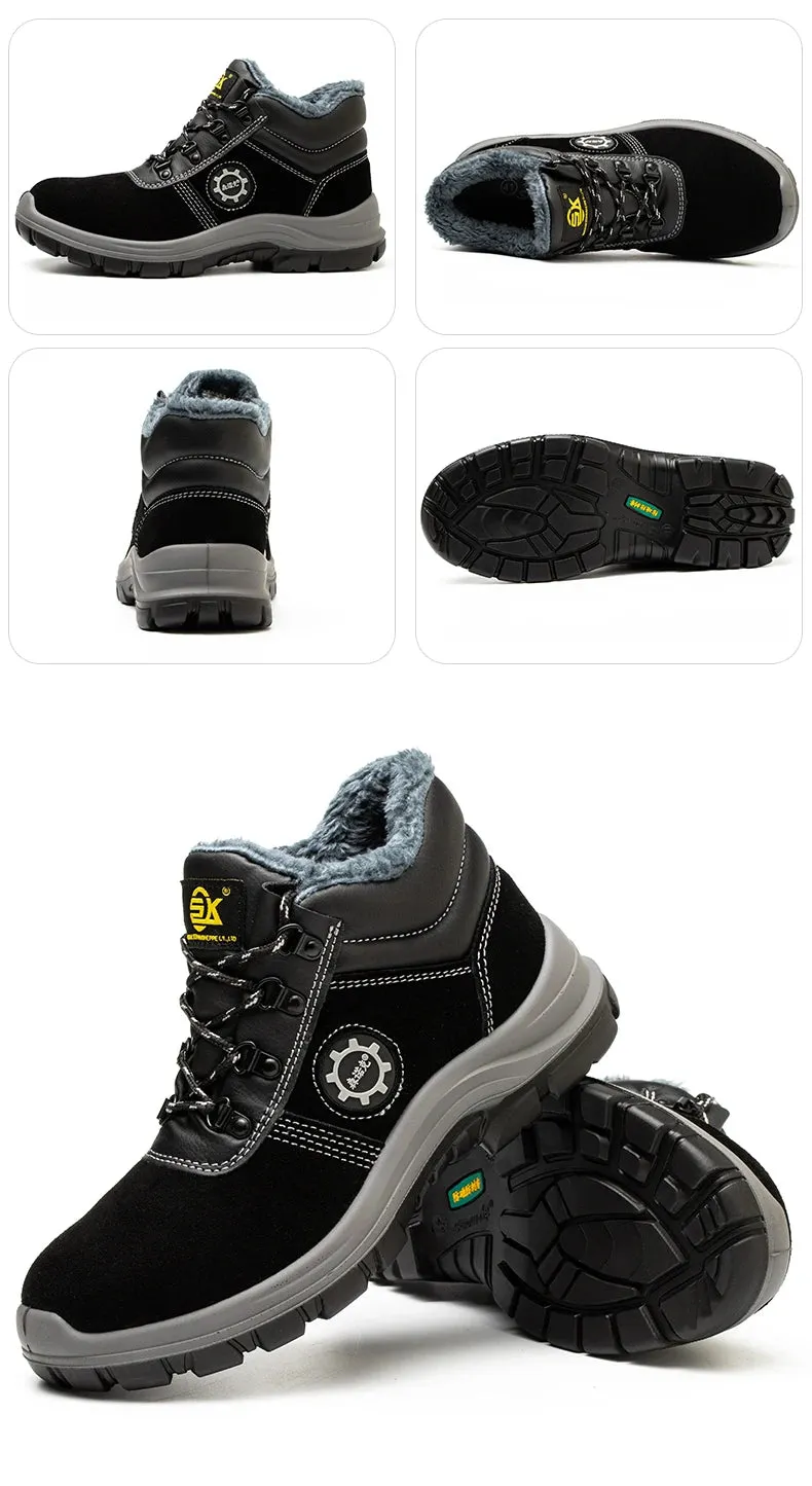 Safety Shoes Lightweight Winter Boots Work Wear  Industrial Boots Man Protection Waterproof