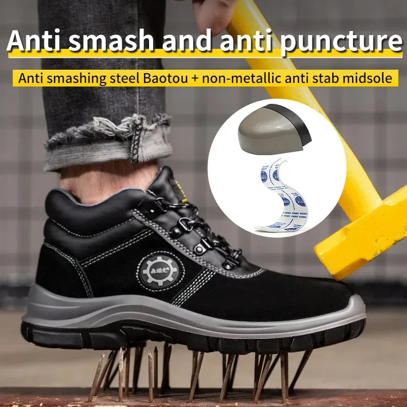 Safety Shoes Lightweight Winter Boots Work Wear  Industrial Boots Man Protection Waterproof