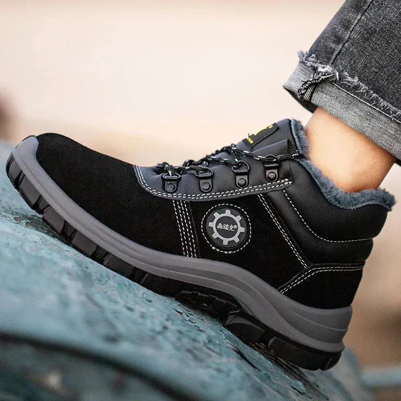 Safety Shoes Lightweight Winter Boots Work Wear  Industrial Boots Man Protection Waterproof