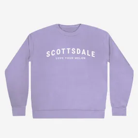 Scottsdale Light Purple Crew Sweatshirt Scottsdale Light Purple Crew Sweatshirt