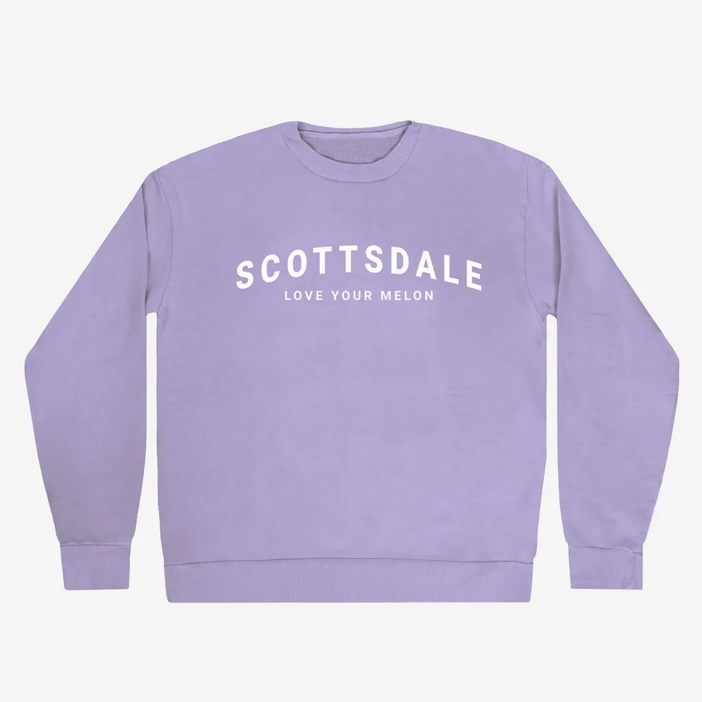 Scottsdale Light Purple Crew Sweatshirt