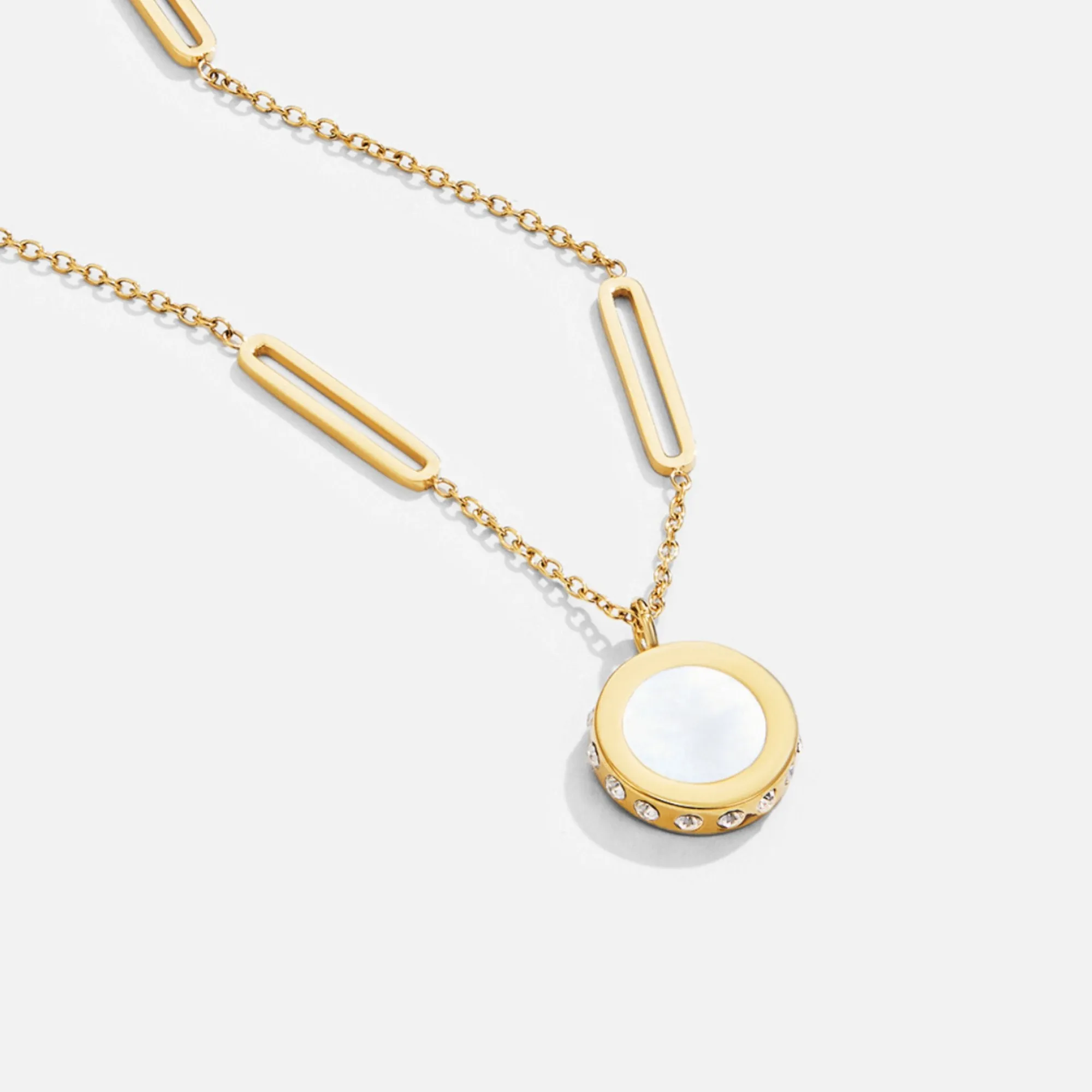 Serena Black & White Reversible Necklace