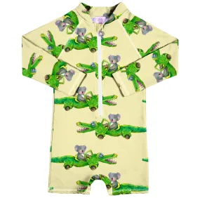 Snappy Speedster Unisex Long Sleeve Zip Swimmers Snappy Speedster Unisex Long Sleeve Zip Swimmers