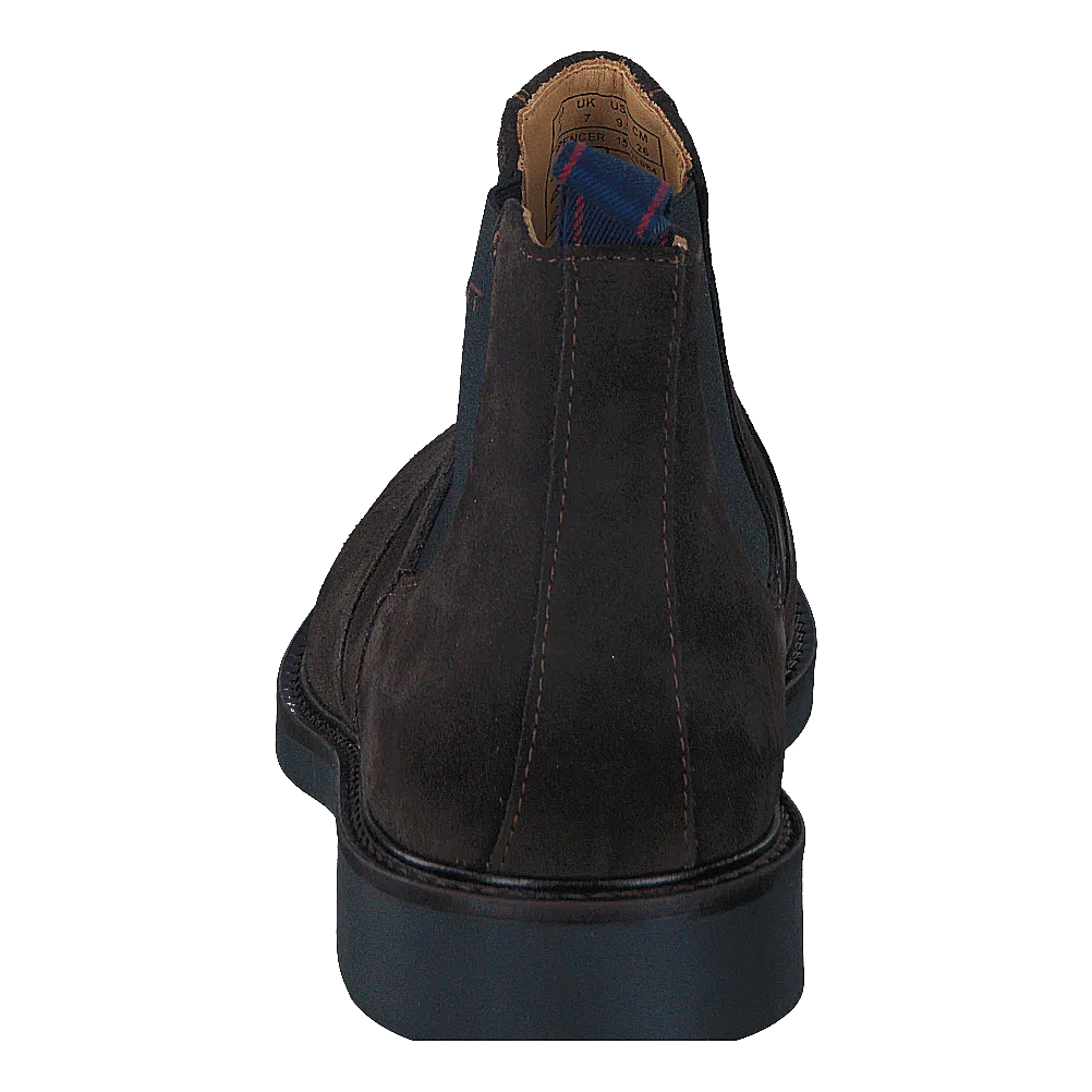 Spencer G46 Dark Brown Suede
