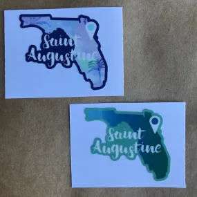 St. Augustine FL Mini Sticker St. Augustine FL Mini Sticker