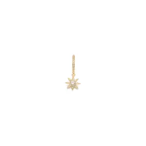 Stardust Charm Hoop Earring Stardust Charm Hoop Earring