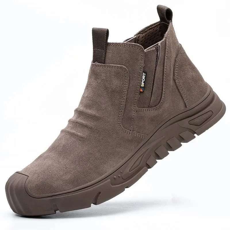 Steel Toe Cap Working Boots Anti-Puncture Work Shoes  ManIndestructible Work Outdoor Work Safety Men's