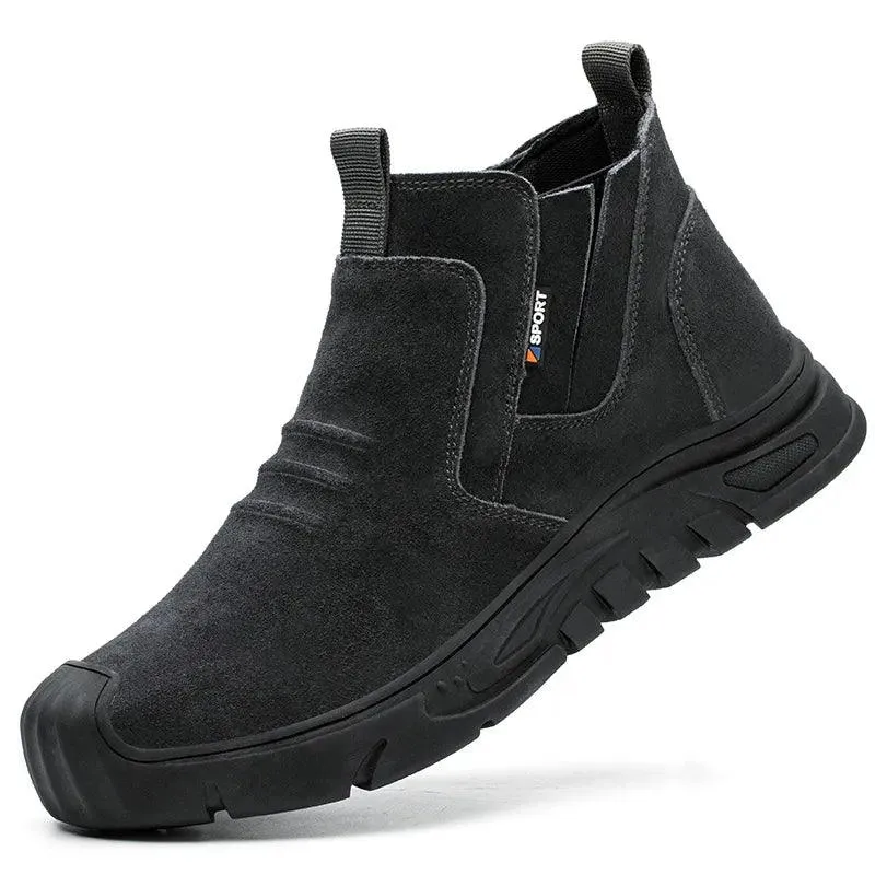 Steel Toe Cap Working Boots Anti-Puncture Work Shoes  ManIndestructible Work Outdoor Work Safety Men's
