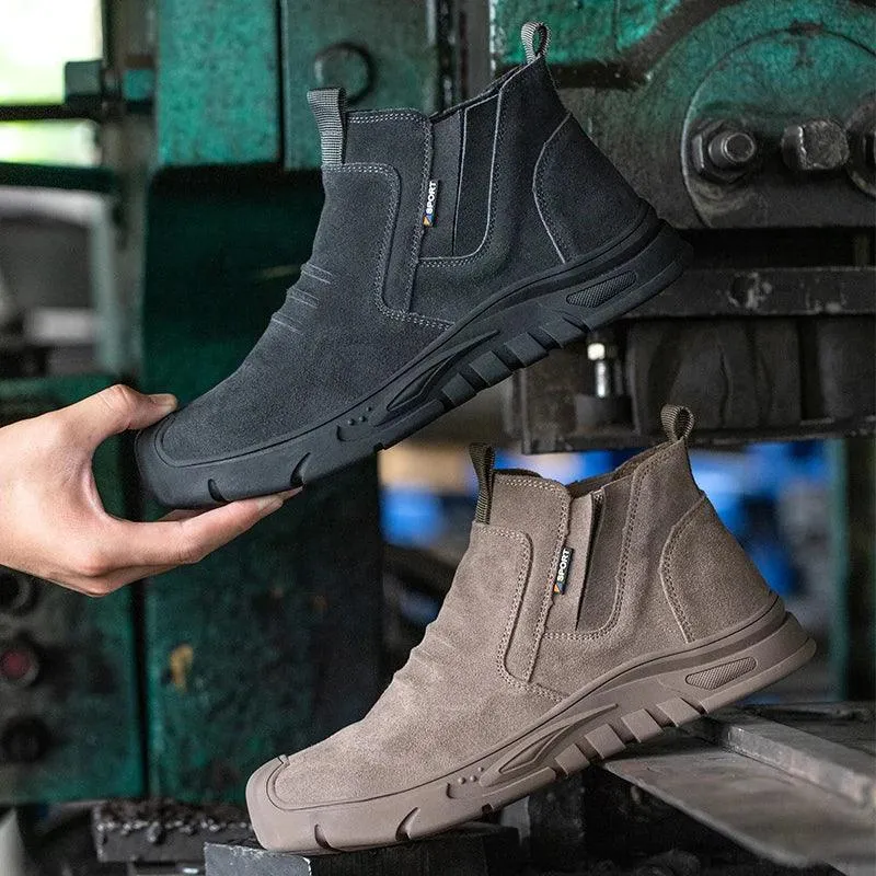 Steel Toe Cap Working Boots Anti-Puncture Work Shoes  ManIndestructible Work Outdoor Work Safety Men's